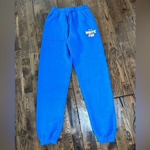 Brand New WHITE FOX trendy Off stage sweatpants azure